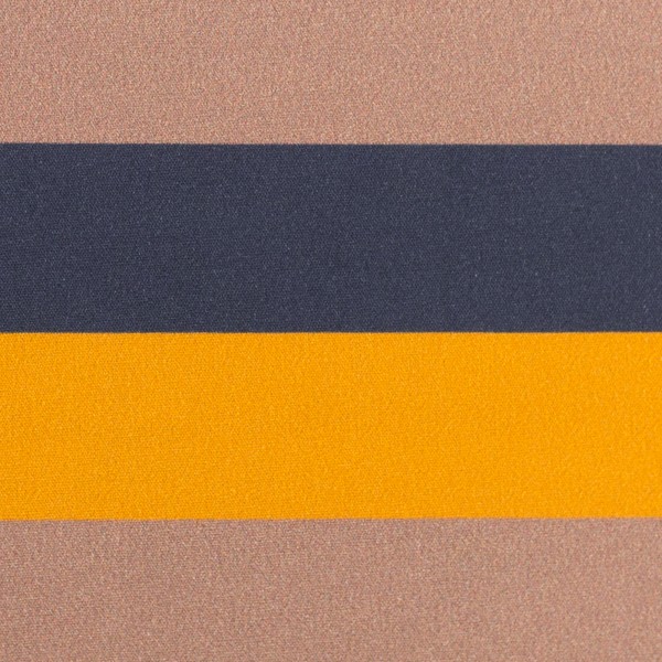 Baumwolle Kim - navy/braun/ocker