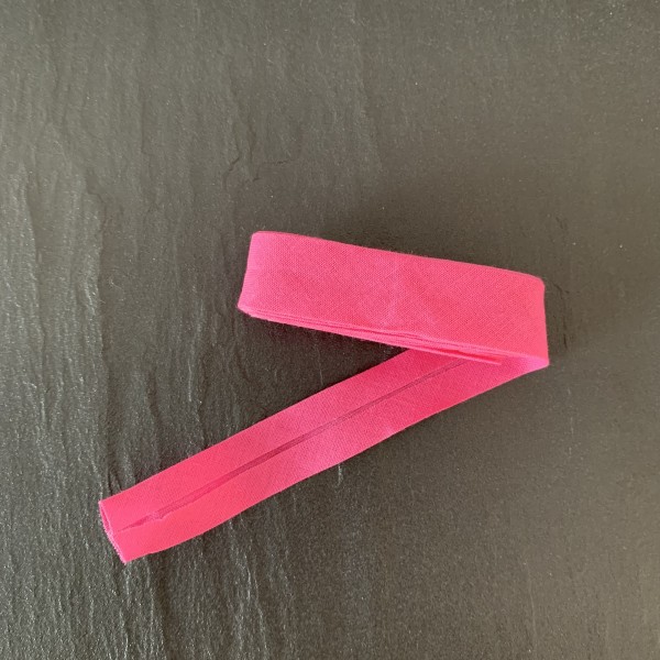 Schrägband uni pink