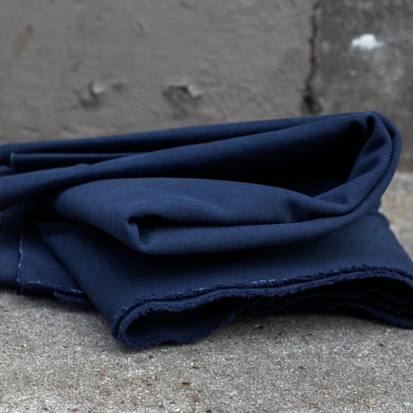 HEAVY WASHED CANVAS, 17 oz - Navy