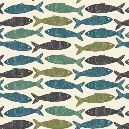 Cotton and Steel - Upstream - Trout Fabric