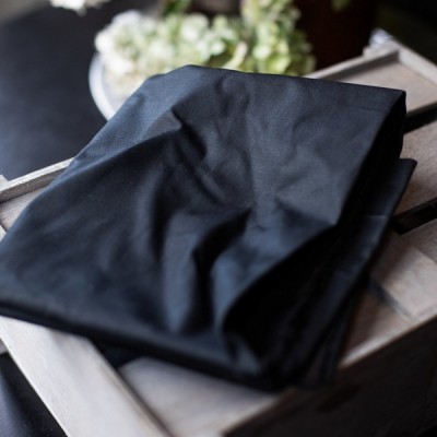 Dry Waxed Organic Cotton BLACK