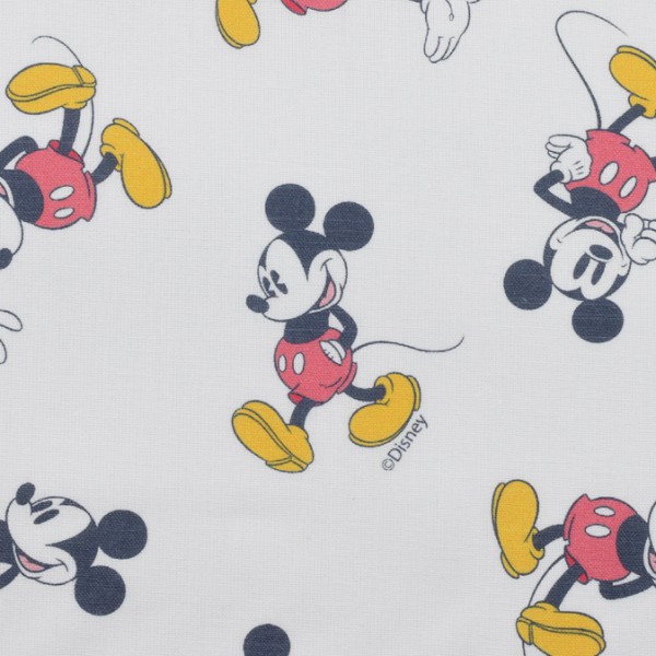 Disney Baumwoll Lizenzstoff - Mickey Mouse bunt