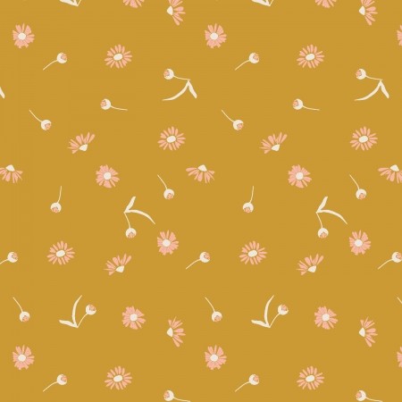 Cotton and Steel - Chamomile - Mustard Fabric